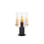 Regent Maisy 260mm Table Lamp - Black / Amber Fade