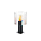 Regent Maisy 260mm Table Lamp - Black / Iridescent Fade