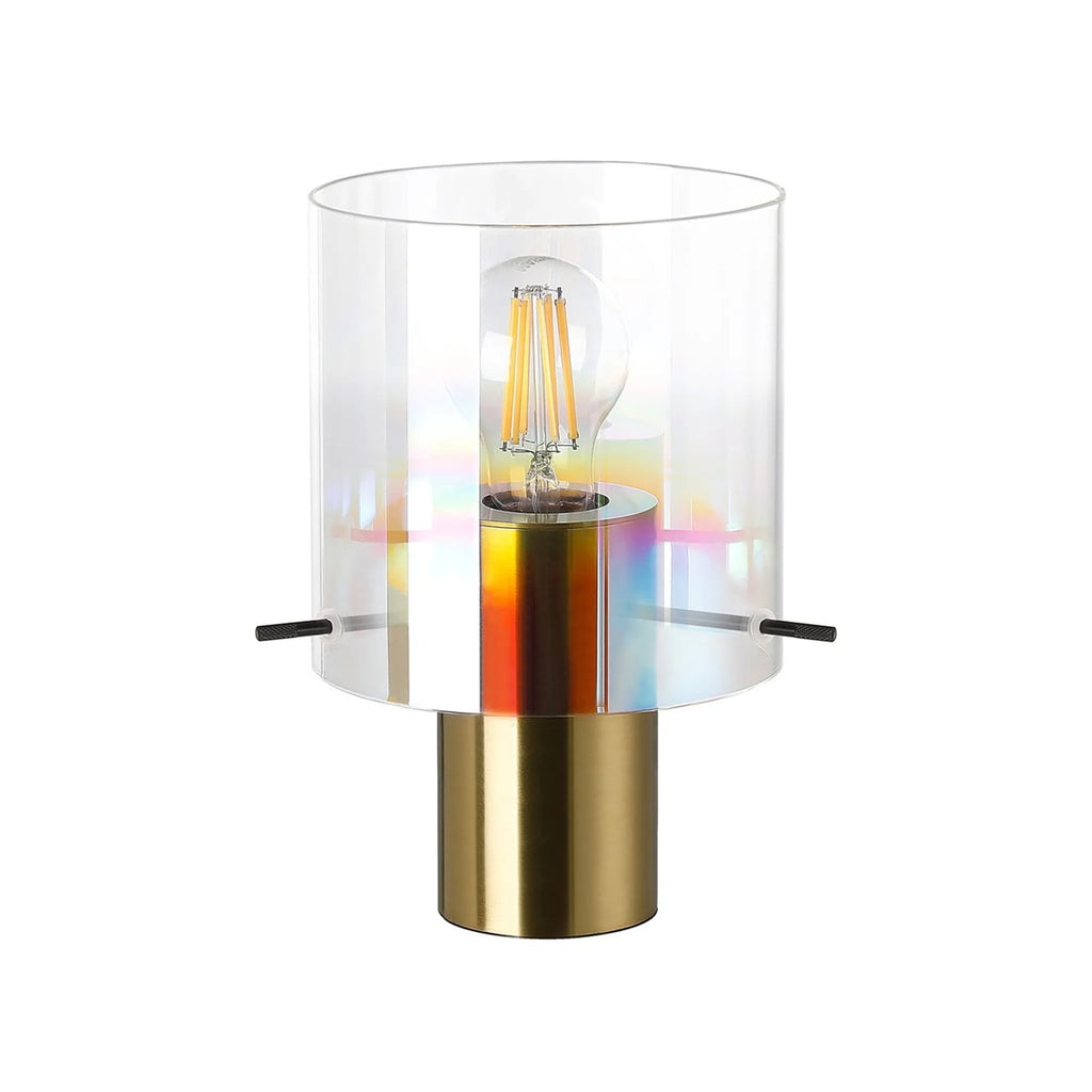 Regent Maisy 260mm Table Lamp - Brass / Iridescent Fade