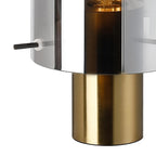 Regent Maisy 260mm Table Lamp - Brass / Smoke Fade