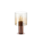 Regent Maisy 260mm Table Lamp - Mocha / Amber Fade