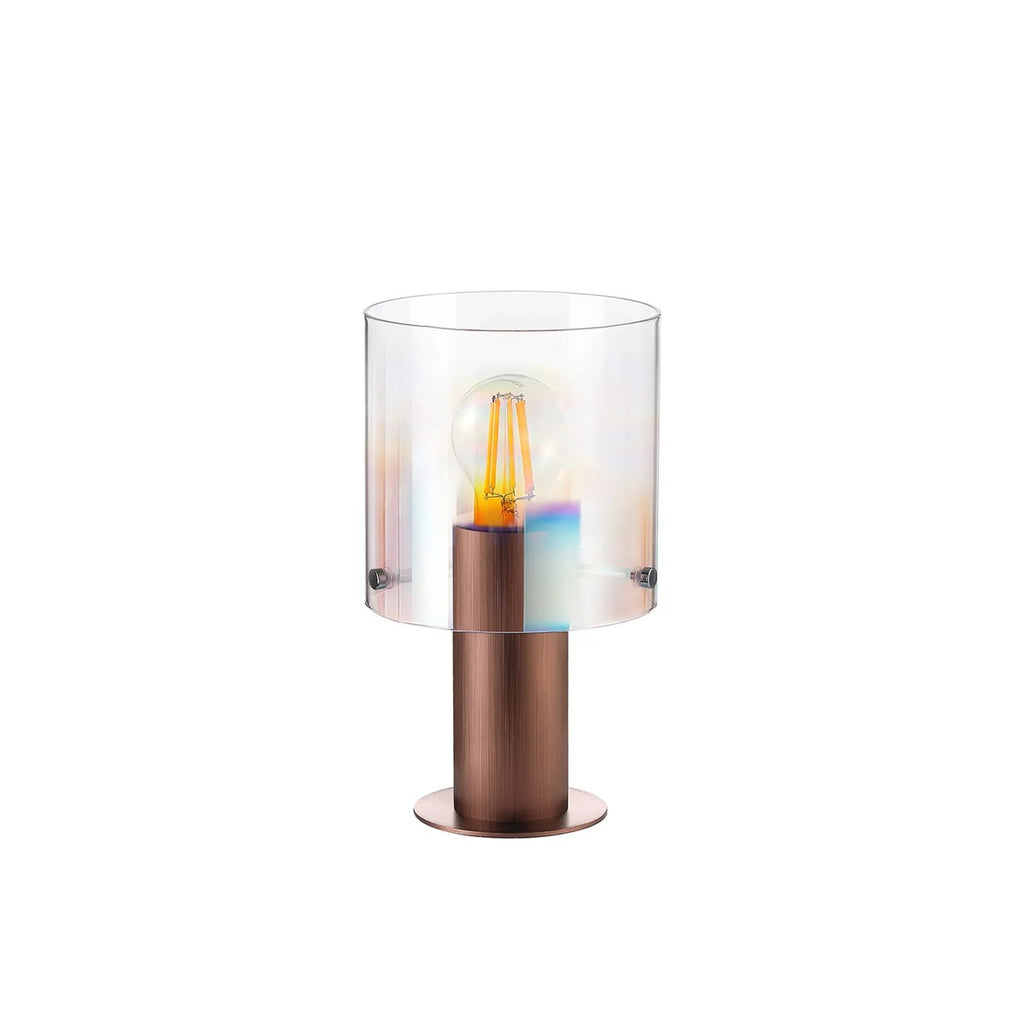 Regent Maisy 260mm Table Lamp - Mocha / Iridescent Fade