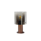Regent Maisy 260mm Table Lamp - Mocha / Smoke Fade