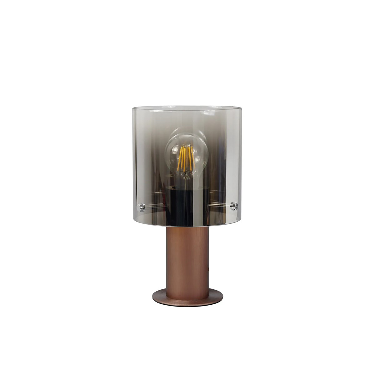 Regent Maisy 260mm Table Lamp - Mocha / Smoke Fade