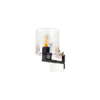 Regent Maisy 245mm Switched Wall Light - Black / Iridescent Fade