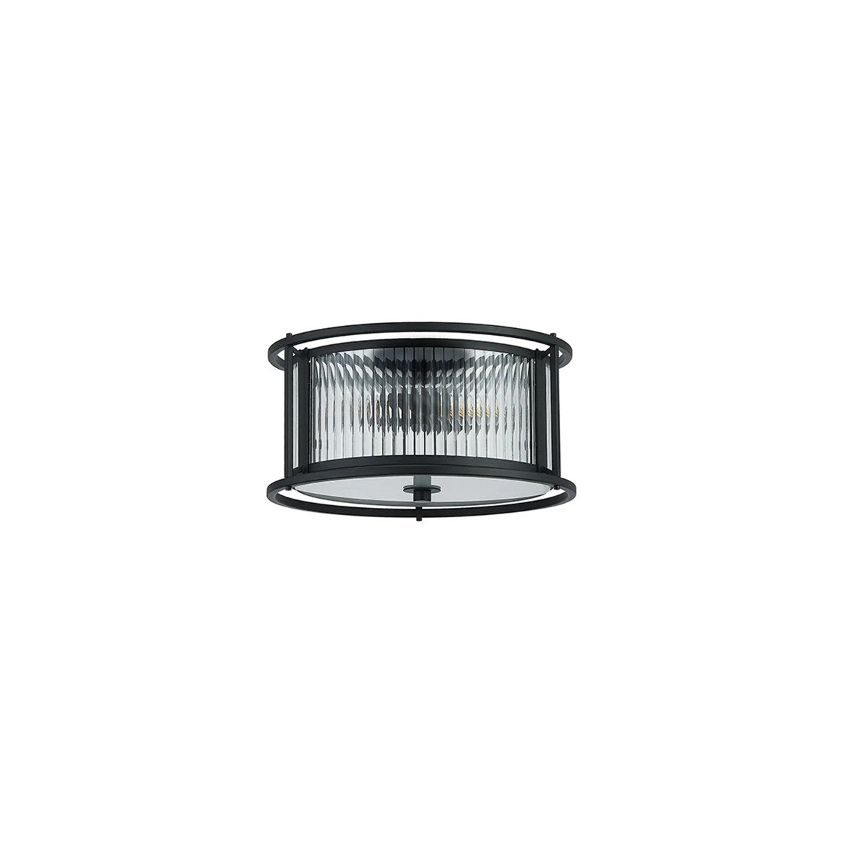 Regent Malmedy 350mm 3 Light Convertible Pendant Light - Satin Black