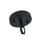Regent Malmedy 350mm 3 Light Convertible Pendant Light - Satin Black