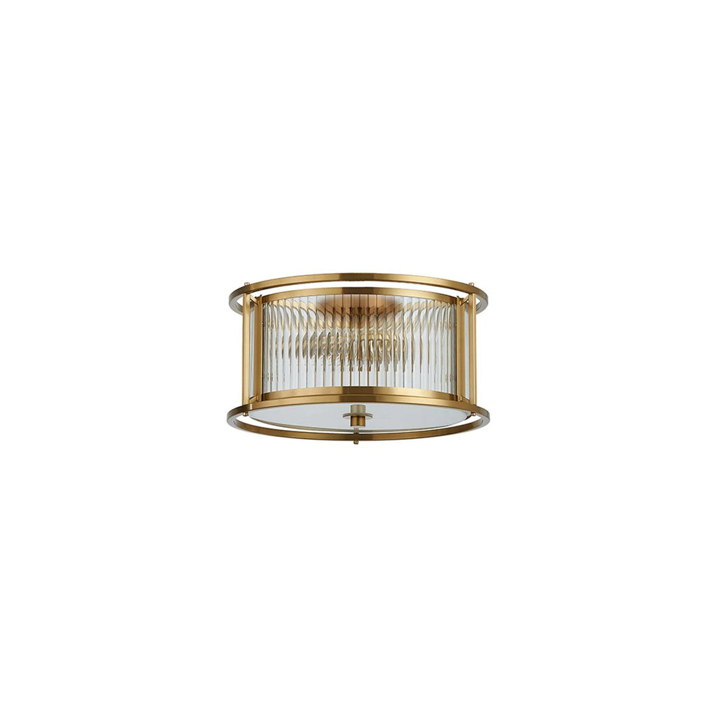 Regent Malmedy 350mm 3 Light Convertible Pendant Light - Brass