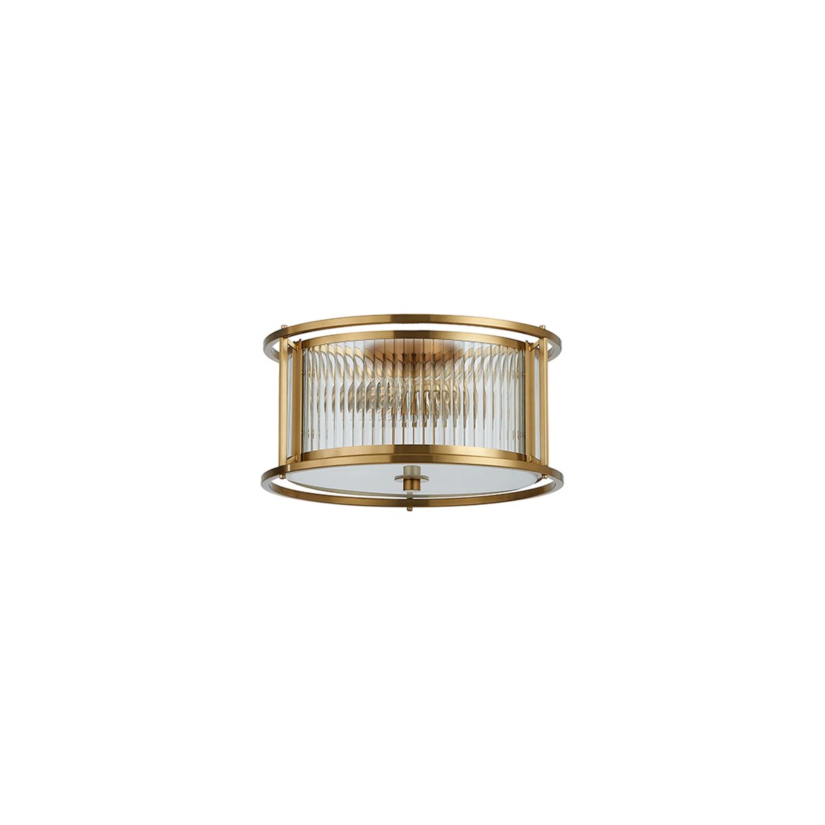 Regent Malmedy 350mm 3 Light Convertible Pendant Light - Brass