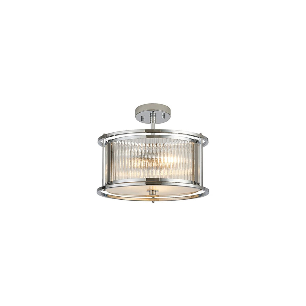 Regent Malmedy 350mm 3 Light Convertible Pendant Light - Polished Chrome