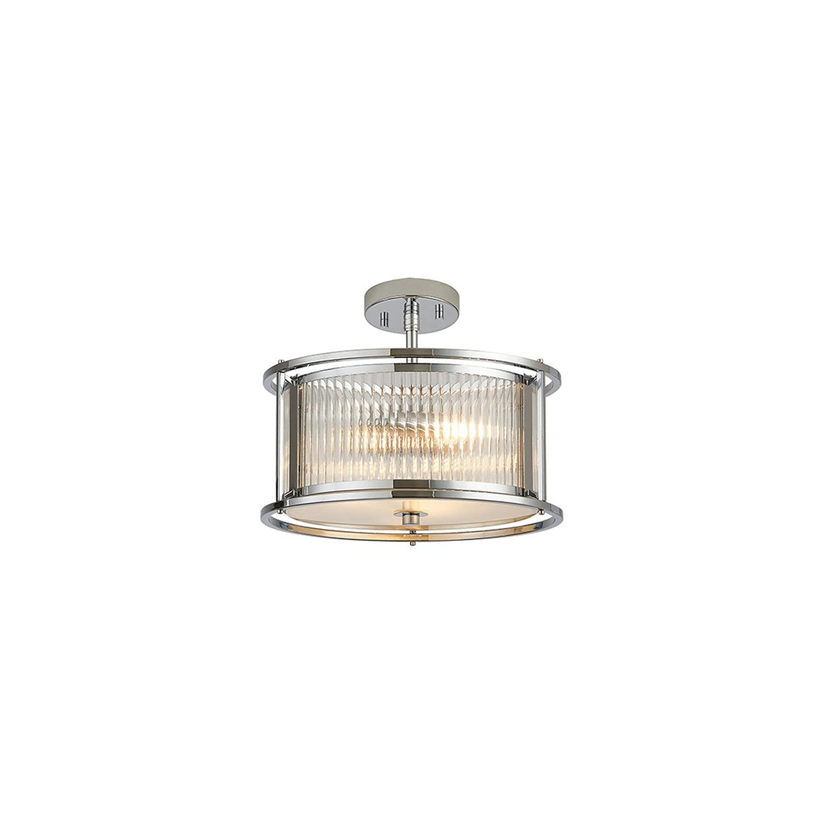 Regent Malmedy 350mm 3 Light Convertible Pendant Light - Polished Chrome
