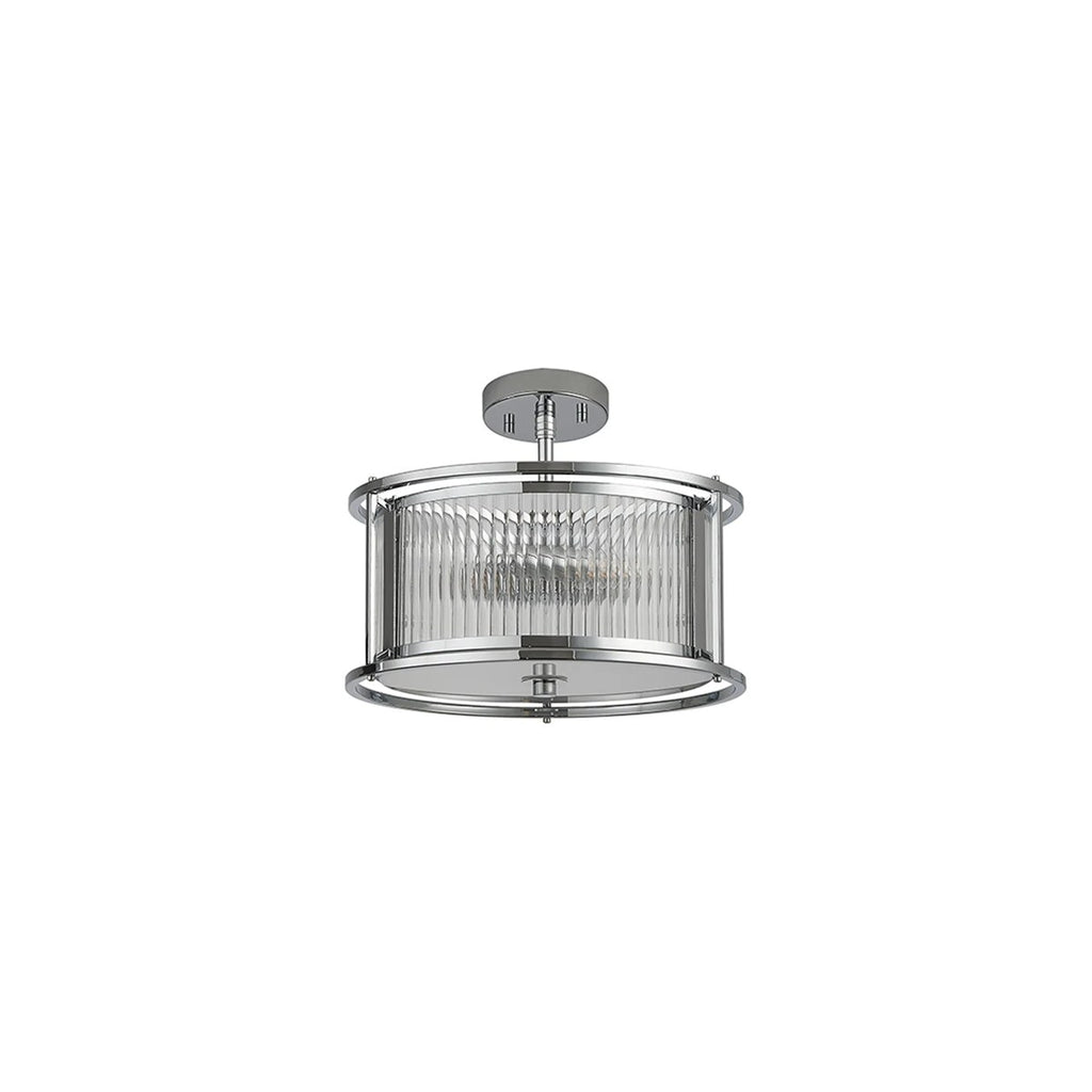 Regent Malmedy 350mm 3 Light Convertible Pendant Light - Polished Chrome