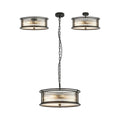Regent Malmedy 500mm 6 Light Convertible Pendant Light - Satin Black