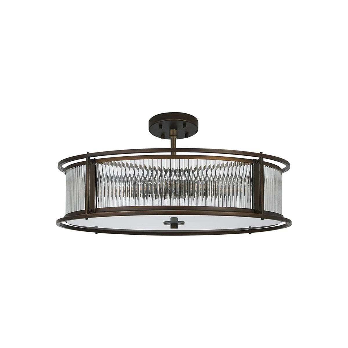 Regent Malmedy 650mm 8 Light Convertible Pendant Light - Bronze