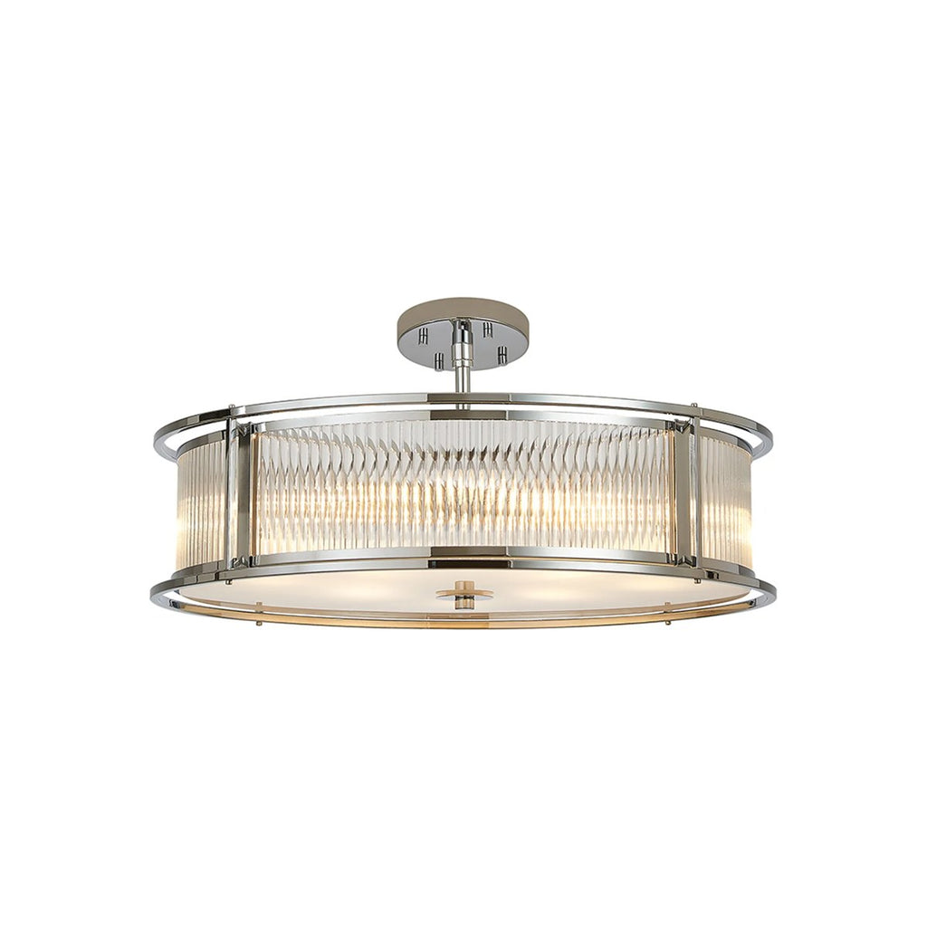 Regent Malmedy 650mm 8 Light Convertible Pendant Light - Polished Chrome