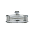 Regent Malmedy 650mm 8 Light Convertible Pendant Light - Polished Chrome