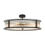 Regent Malmedy 800mm 10 Light Convertible Pendant Light - Satin Black