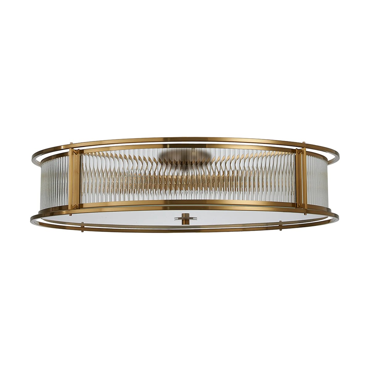 Regent Malmedy 800mm 10 Light Convertible Pendant Light - Brass
