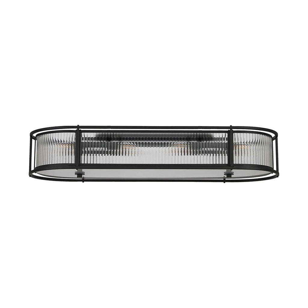 Regent Malmedy 1000mm Oval 8 Light Convertible Pendant Light - Satin Black