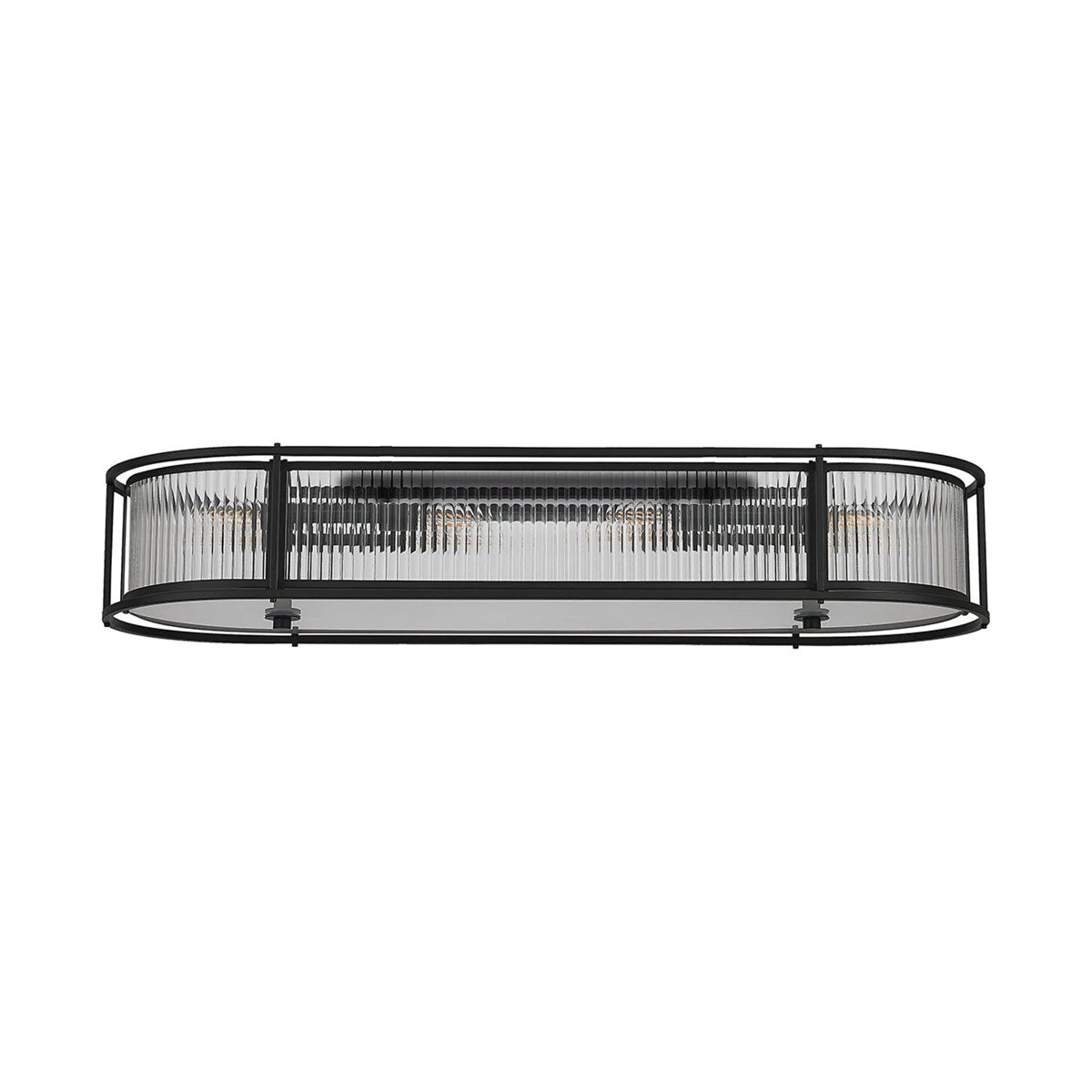 Regent Malmedy 1000mm Oval 8 Light Convertible Pendant Light - Satin Black