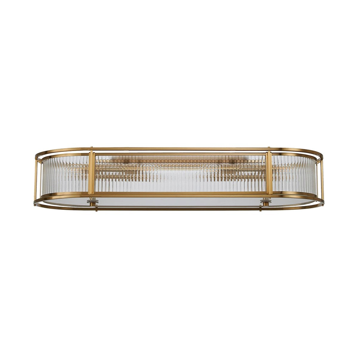Regent Malmedy 1000mm Oval 8 Light Convertible Pendant Light - Brass