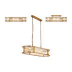 Regent Malmedy 1000mm Oval 8 Light Convertible Pendant Light - Brass