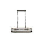 Regent Malmedy 1000mm Oval 8 Light Convertible Pendant Light - Bronze