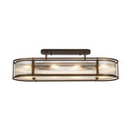 Regent Malmedy 1000mm Oval 8 Light Convertible Pendant Light - Bronze