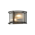 Regent Malmedy 2 Light Wall Light - Satin Black