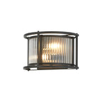 Regent Malmedy 2 Light Wall Light - Satin Black
