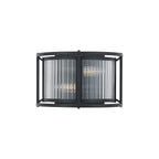 Regent Malmedy 2 Light Wall Light - Satin Black