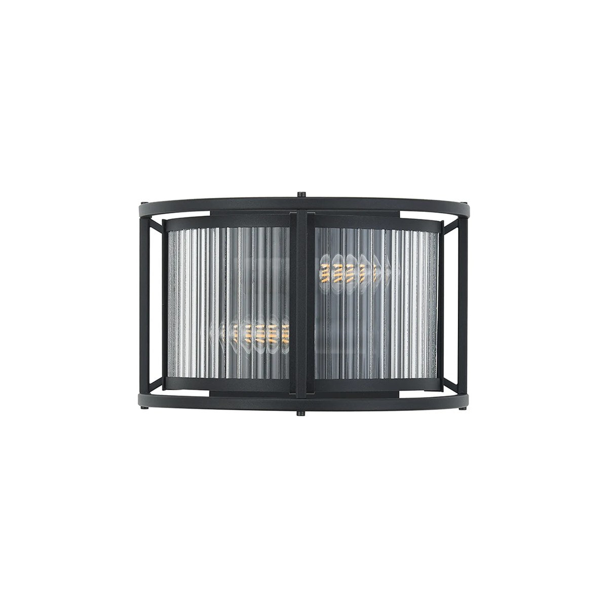Regent Malmedy 2 Light Wall Light - Satin Black
