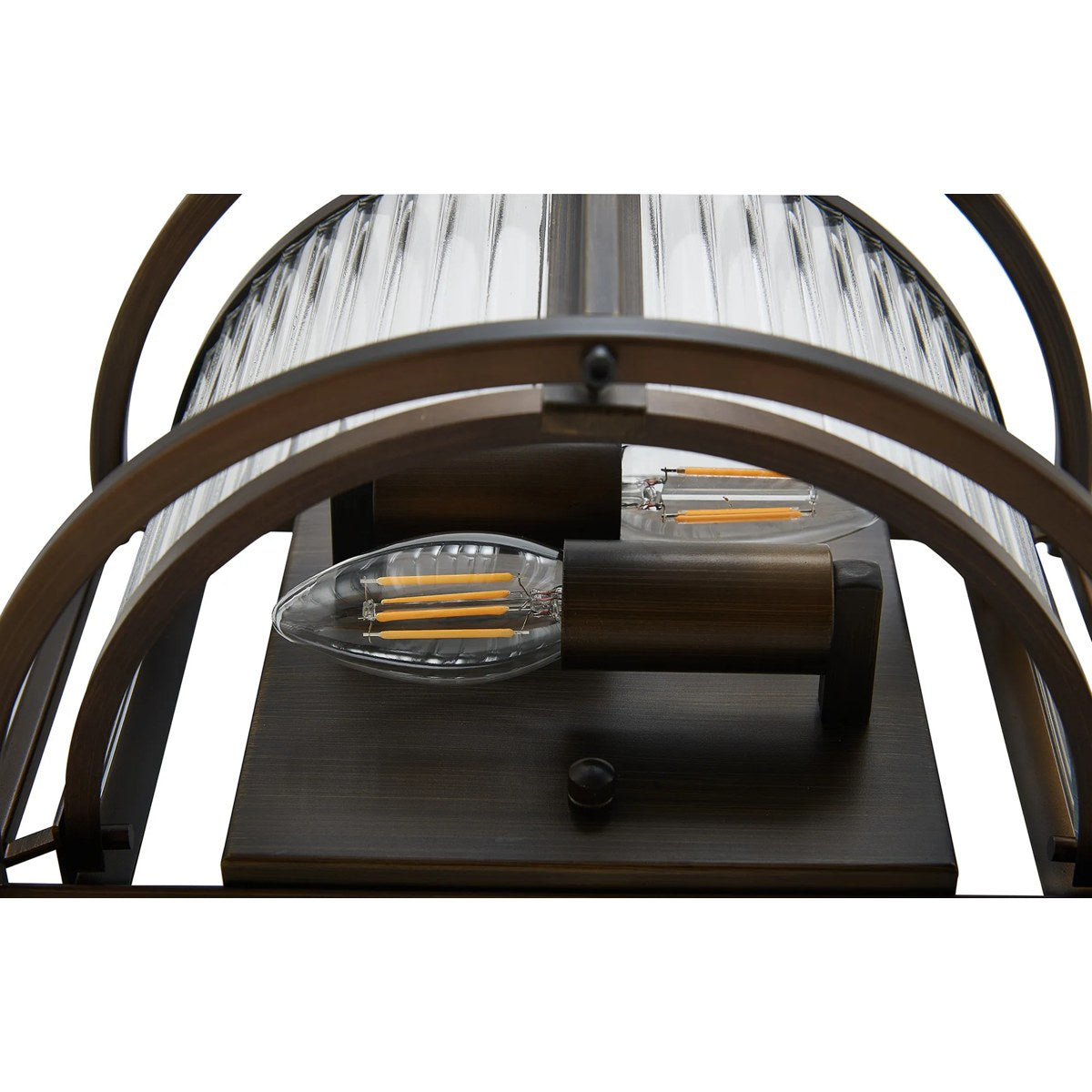Regent Malmedy 2 Light Wall Light - Bronze