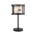 Regent Malmedy 2 Light Table Lamp - Satin Black