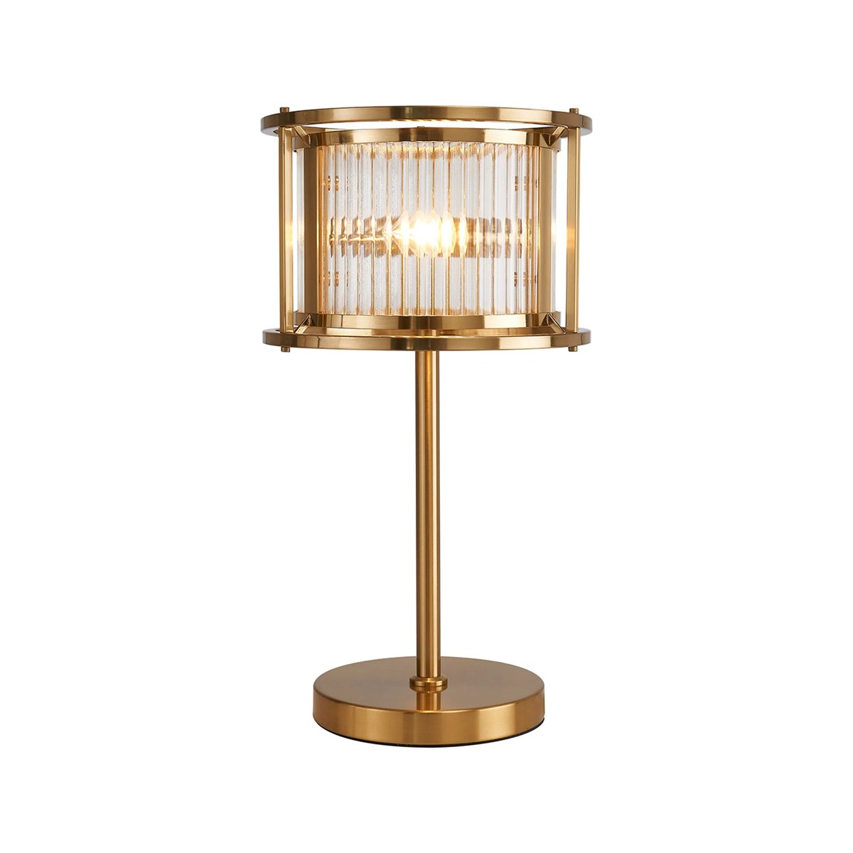Regent Malmedy 2 Light Table Lamp - Brass