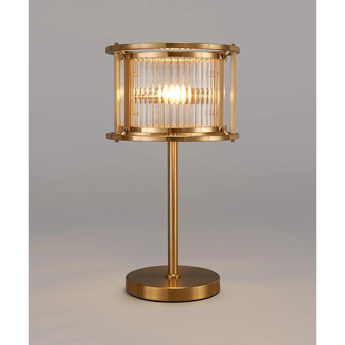 Regent Malmedy 2 Light Table Lamp - Brass