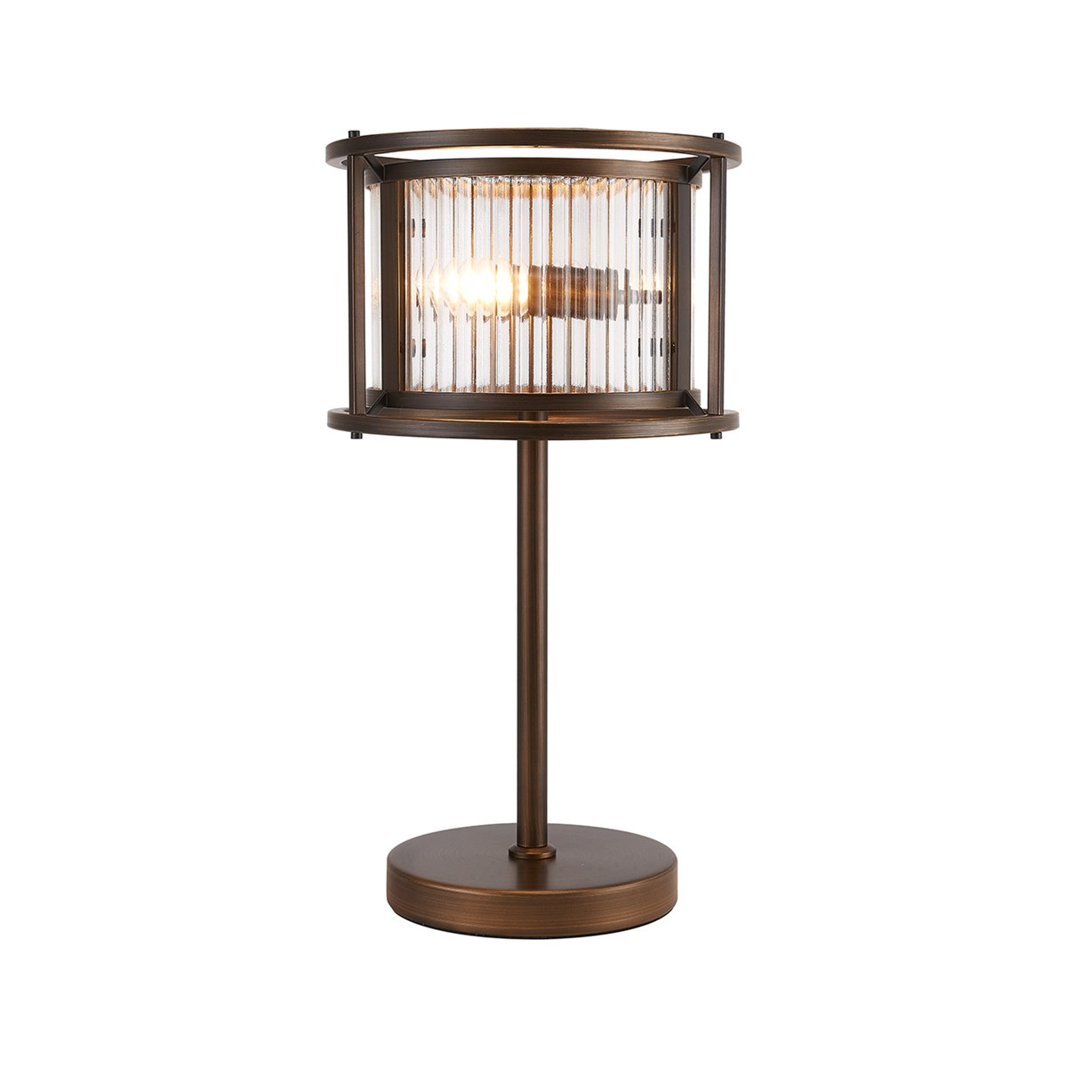Regent Malmedy 2 Light Table Lamp - Bronze
