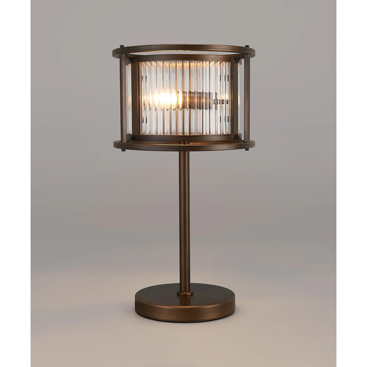 Regent Malmedy 2 Light Table Lamp - Bronze
