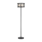 Regent Malmedy 3 Light Floor Lamp - Satin Black