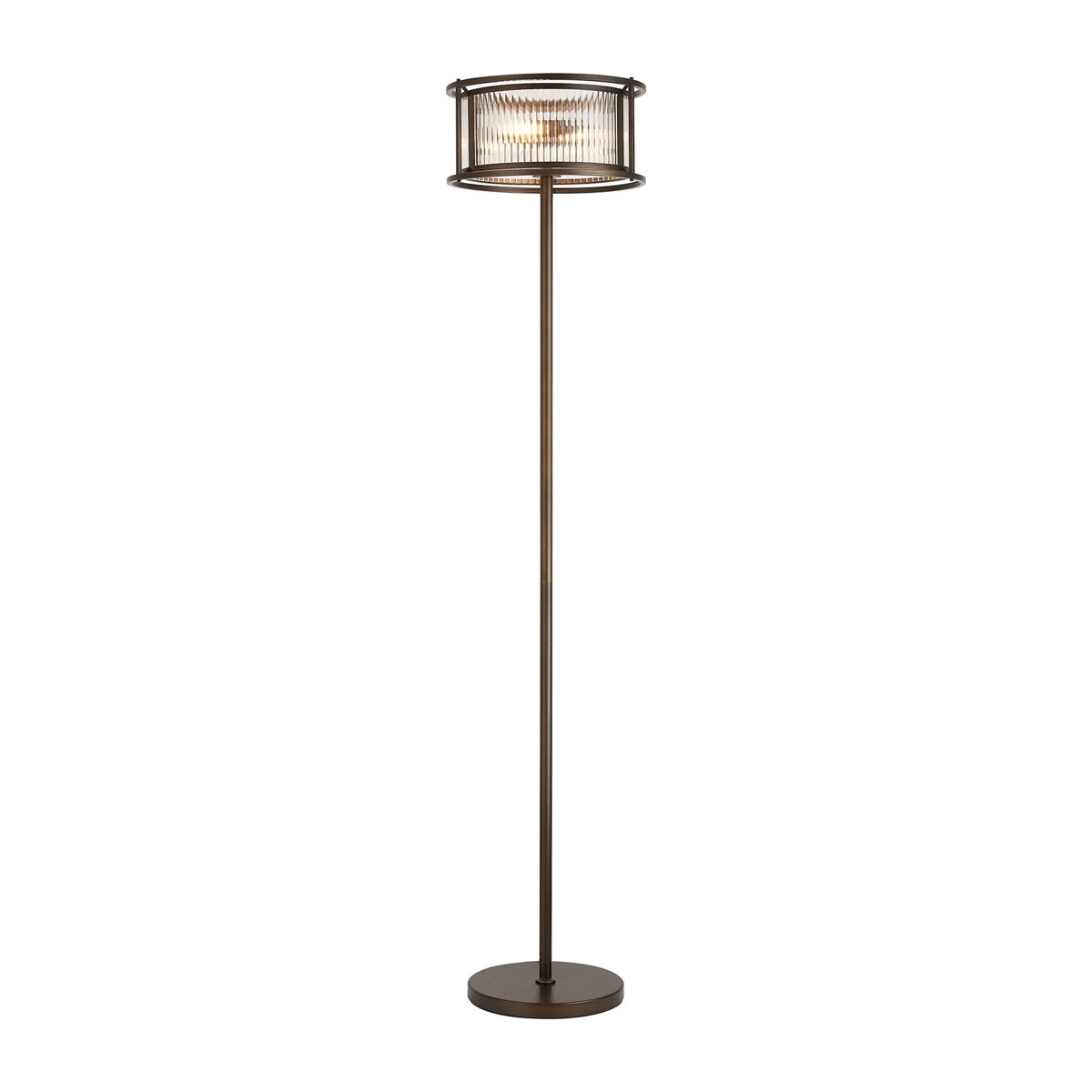 Regent Malmedy 3 Light Floor Lamp - Bronze