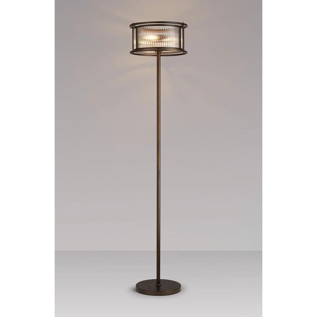 Regent Malmedy 3 Light Floor Lamp - Bronze