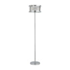 Regent Malmedy 3 Light Floor Lamp - Polished Chrome