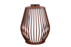 Mandalay 500lm Solar & Rechargeable Lantern 55 cm - Corten Aluminium