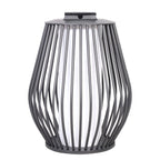 Mandalay 500lm Solar & Rechargeable Lantern 55 cm - Space Grey Aluminium