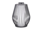 Mandalay 500lm Solar & Rechargeable Lantern 55 cm - Space Grey Aluminium