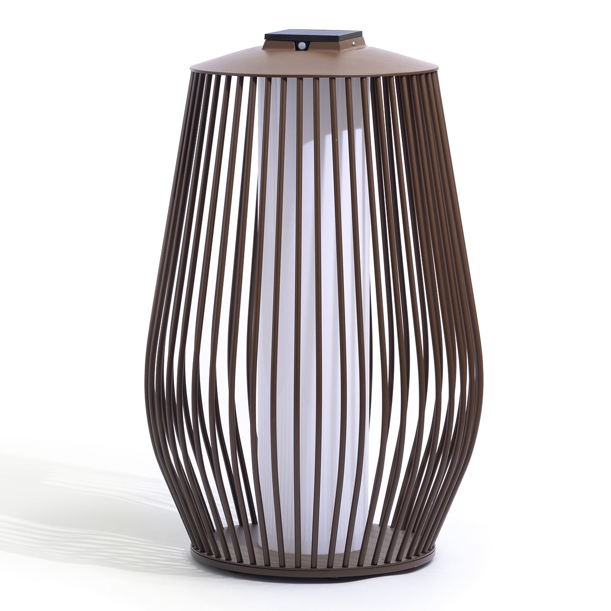 Mandalay 500lm Solar & Rechargeable Lantern 85 cm - Corten Aluminium