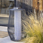 Mandalay 500lm Solar & Rechargeable Lantern 85 cm - Space Grey Aluminium