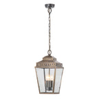 Elstead Mansion House 3 Light Coastal Ceiling Lantern in Brass