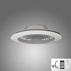 Mantra Alisio XL Silver Ceiling Fan 95W LED Light Dimmable Remote Controlled