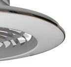 Mantra Alisio XL Silver Ceiling Fan 95W LED Light Dimmable Remote Controlled